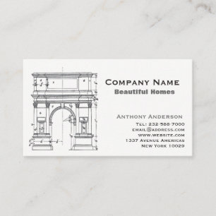 Carte De Visite Architecture et construcction