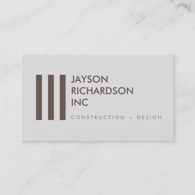 Carte De Visite Architecture moderne simple, Construction, Design  (Devant)