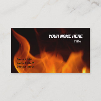 Carte de visite ardent
