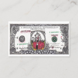 Carte De Visite Argent la racine de tout le mal