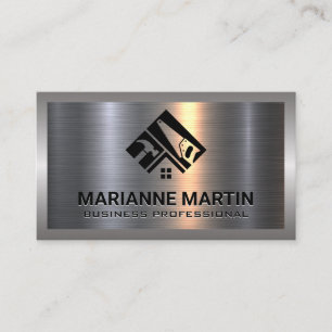 Carte De Visite Argent métallique   Outils main spécialisés   Géné
