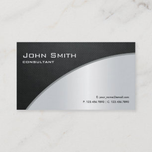Carte De Visite Argent moderne élégant professionnel de réparation