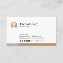 Carte de visite argenté social d'architecte de