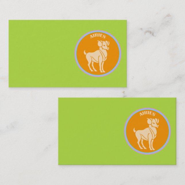 Carte de visite Aries (Devant / Derrière)