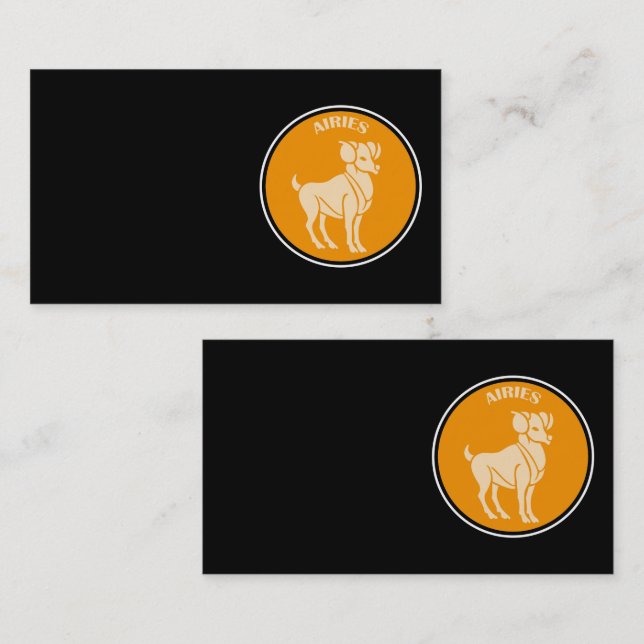 Carte de visite Aries (Devant / Derrière)