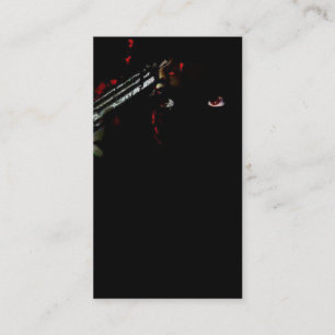 Carte De Visite arme à feu à votre tête