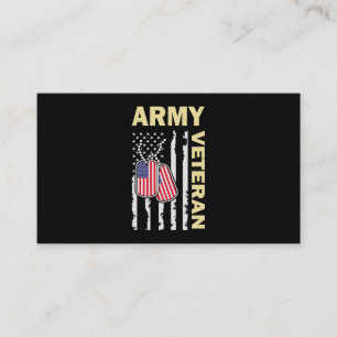 Carte De Visite Armée Américaine De Naissance Vétérinaire De C