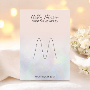 Carte De Visite Armoire à bijoux en nacre rose vif