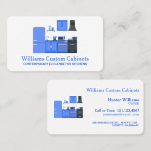 Carte De Visite Armoires personnalisées de cuisine
