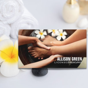 Carte De Visite Aromathérapie Manicuriste Pedicurist Pedicure Salo