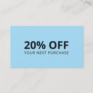 Carte De Visite Arrière - plan bleu