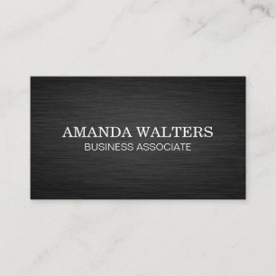 Carte De Visite Arrière - plan métallique foncé