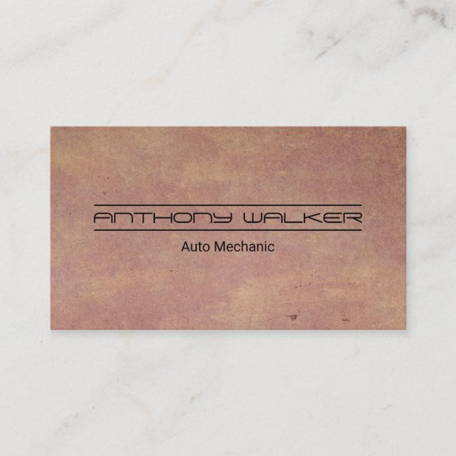 Carte De Visite Arrière - plan texture (Devant)