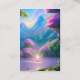 Carte De Visite Arrière - plan Whimsical Fairyland