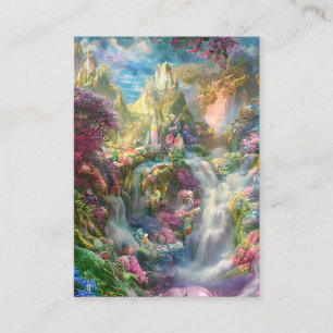 Carte De Visite Arrière - plan Whimsical Fairyland