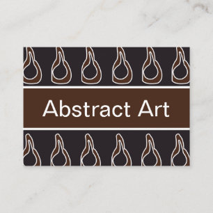 Carte De Visite Art Abstrait Moderne 