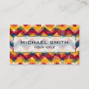 Carte De Visite Art Abstrait Mosaïque #9