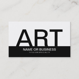 Carte De Visite art audacieux