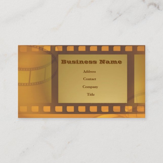 Carte De Visite Art cinématographique (Devant)