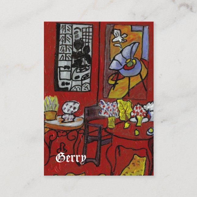 CARTE DE VISITE ART DE PORTABLE DE GERRYS MATISSE (Devant)