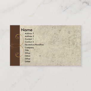 Carte De Visite Art déco