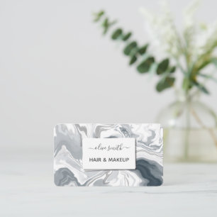 Carte De Visite Art liquide moderne acrylique