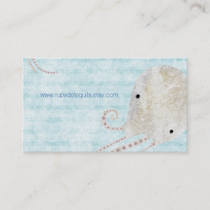 Carte De Visite Art mixte de pieuvre mignonne