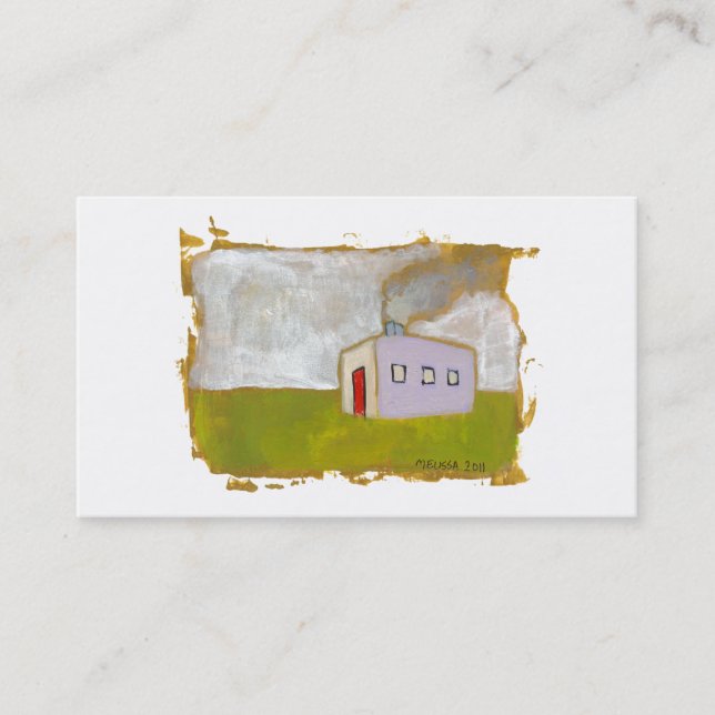 Carte De Visite Art populaire moderne simple frais unique d'usine (Devant)