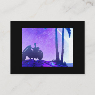 Carte De Visite – Art Synthwave Futuriste
