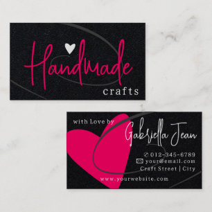 Carte De Visite Artisanat artisanal Calligraphie Signature Love He