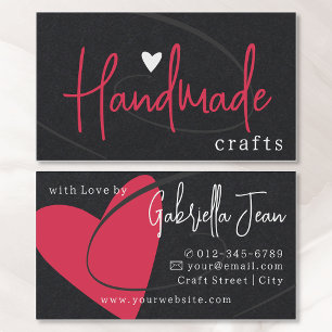 Carte De Visite Artisanat artisanal Calligraphie Signature Love He