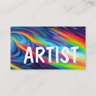 Carte De Visite Artist Paint Dream