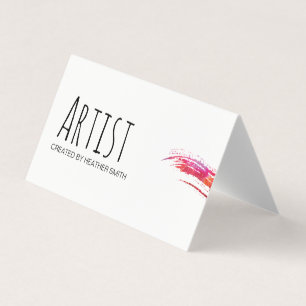 Carte De Visite Artiste / Aquarelle
