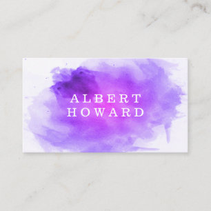 Carte De Visite Artiste   Aquarelle   Moderne