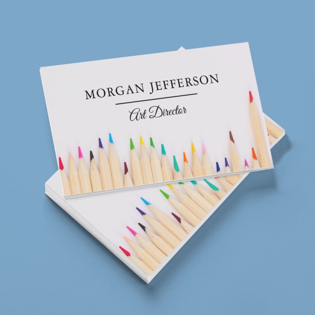 Carte De Visite Artiste chic Art moderne Directeur Galerie Créativ (Créateur téléchargé)