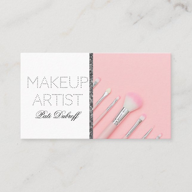 Carte De Visite Artiste de maquillage (Devant)