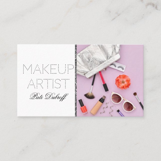 Carte De Visite Artiste de maquillage (Devant)