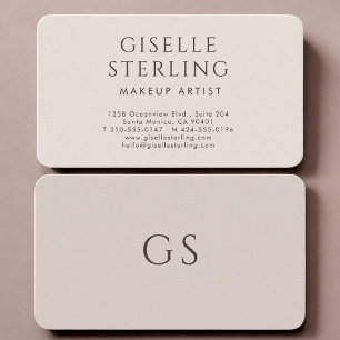 Carte De Visite Artiste de Maquillage