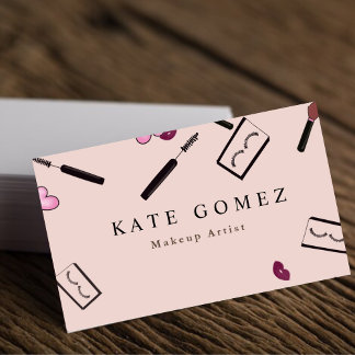 Carte De Visite Artiste de maquillage