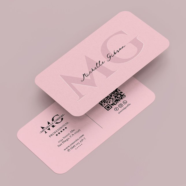 Carte De Visite Artiste de maquillage Beauticier Pastel Rose Moder (Lashes Makeup Artist Beautician Pastel Pink Modern Business Card
)
