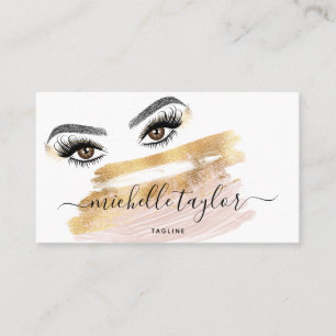 Carte De Visite Artiste de maquillage Beauty Salon Lash Extension 