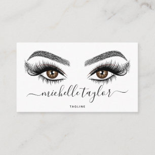 Carte De Visite Artiste de maquillage Beauty Salon Lash Extension 