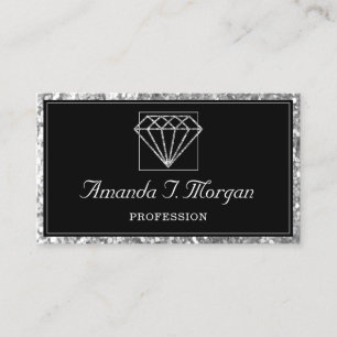 Carte De Visite Artiste de maquillage de luxe Wedding planner Diam