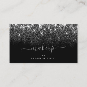 Carte De Visite Artiste de maquillage Étoiles de Parties scintill