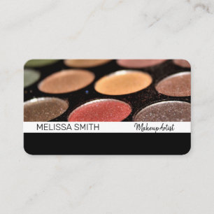 Carte De Visite Artiste de maquillage   Kit maquillage   Palette