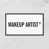 Artiste de maquillage moderne glam white black str