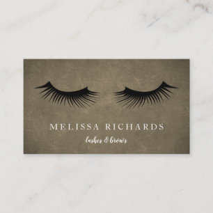Carte De Visite Artiste de maquillage professionnel des cils