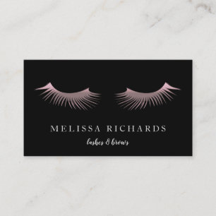 Carte De Visite Artiste de maquillage professionnel des cils