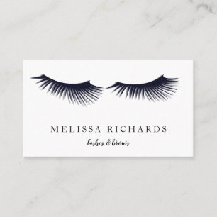 Carte De Visite Artiste de maquillage professionnel des cils