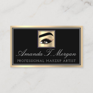 Carte De Visite Artiste de maquillage professionnel Eyelash Brosse
